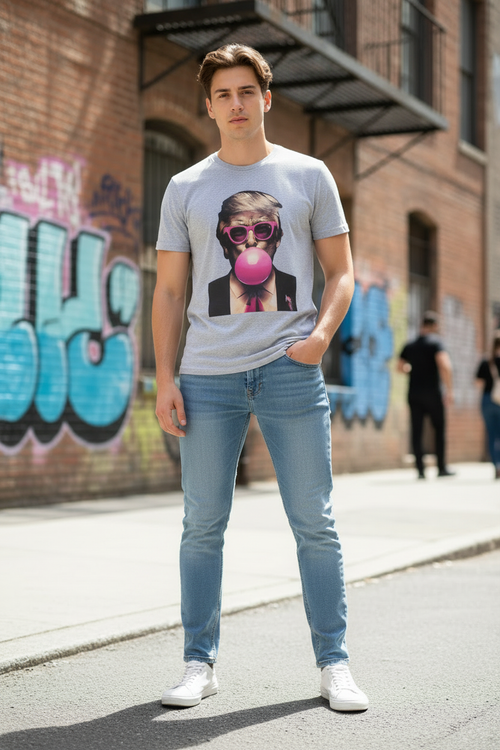 Bubblegum Tee Lifestyle - Male Model