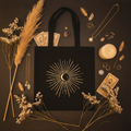 Celestial Tote Flat Lay
