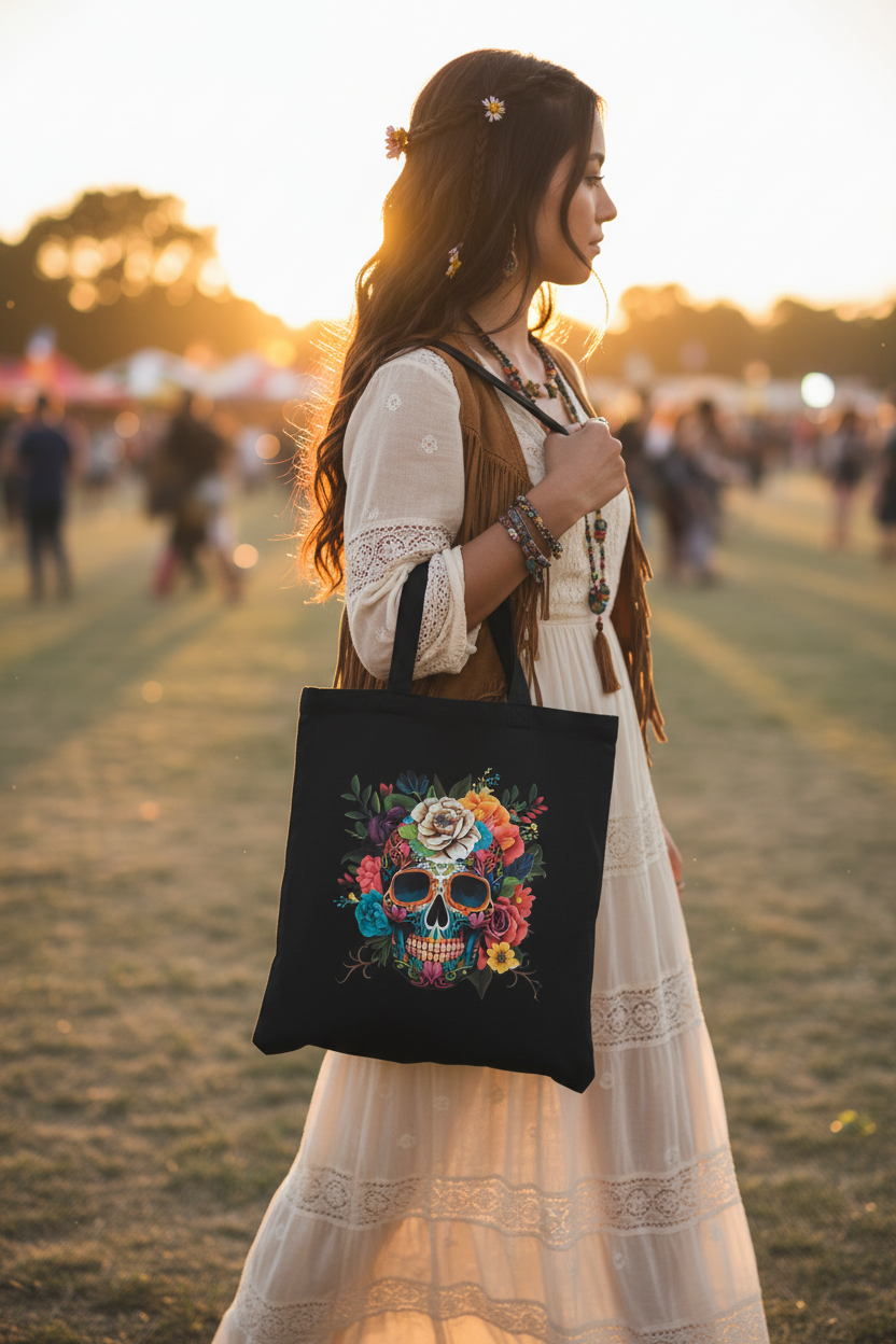 Dia de Muertos Tote Lifestyle