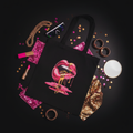 Drip Bold Lips Tote Flat Lay