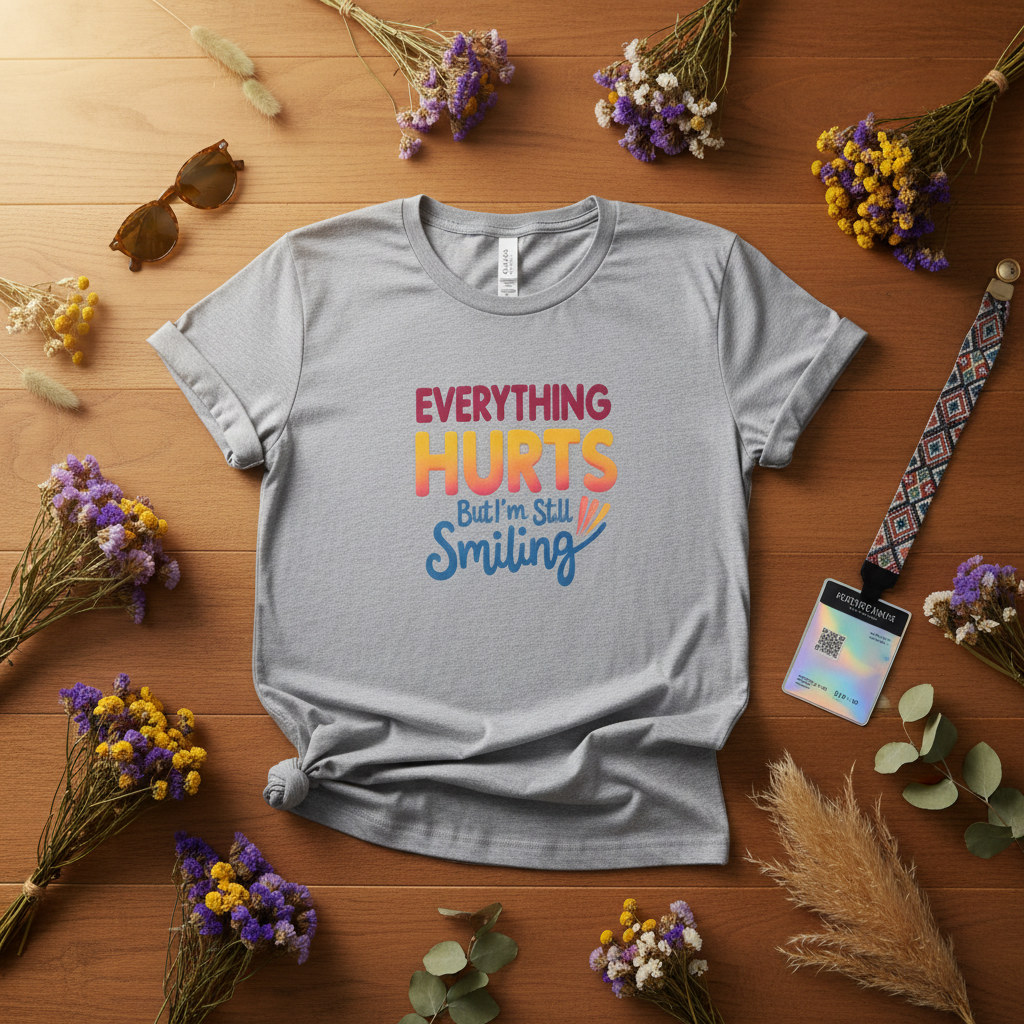 Everything Hurts Flat-lay