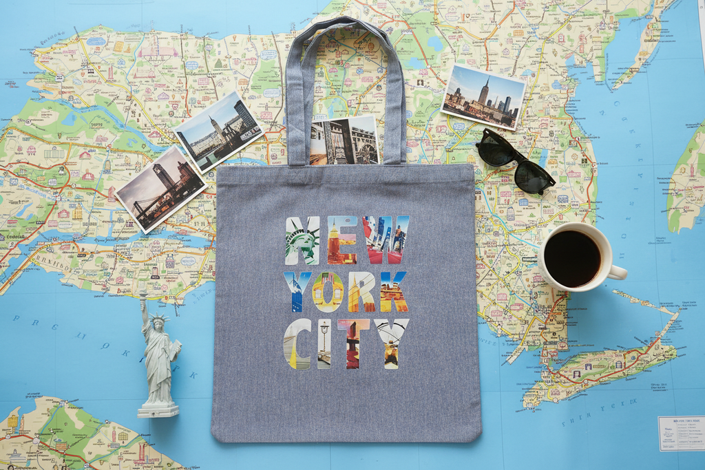 New York City Tote Bag - Flat Lay