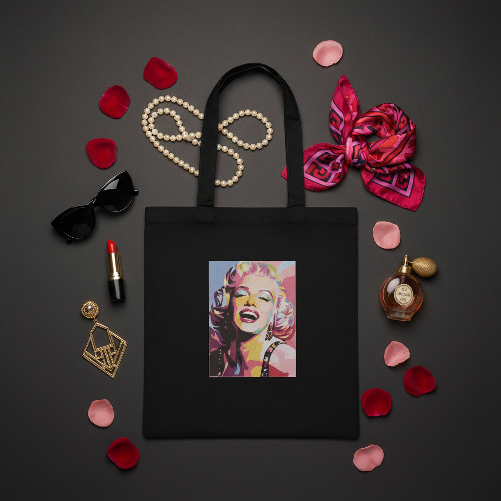 Norma Jean Tote Flat Lay