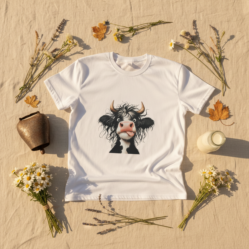 Silly Moo Flat Lay