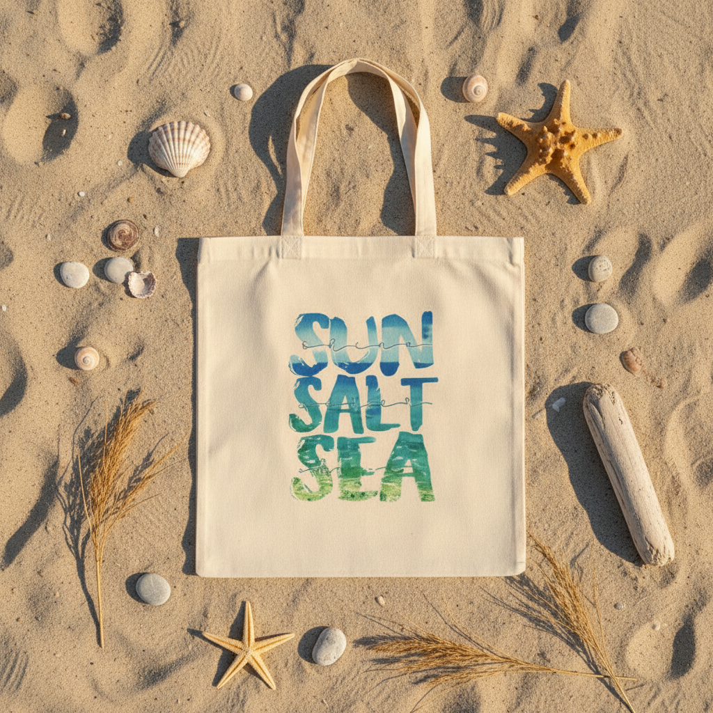 Sun Salt Sea Lifestyle Flat Lay