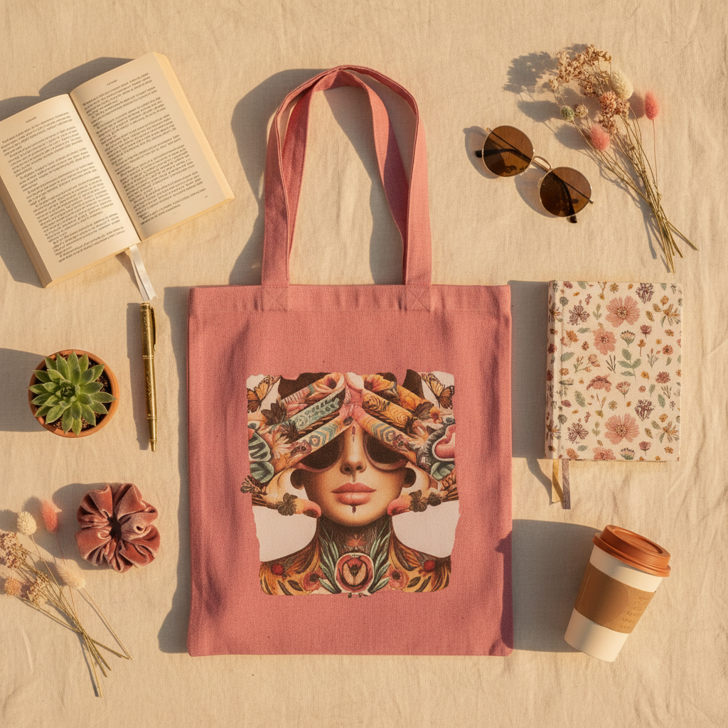 Tattoo Lady Uni Flat Lay