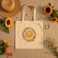 You Are My Sunshine Tote Flat Lay
